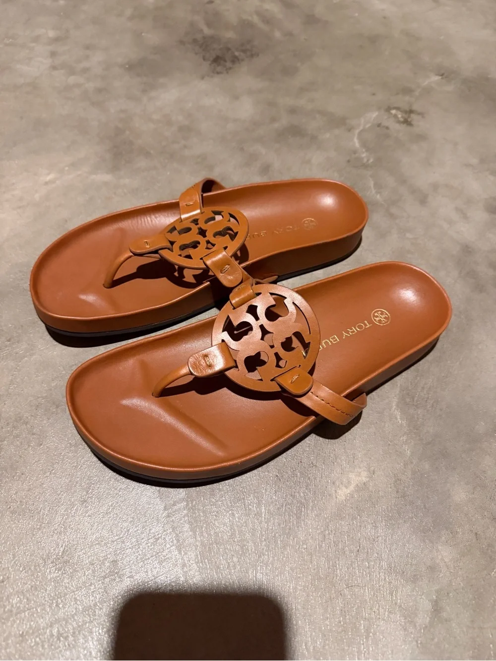 Tory Burch Leather Miller Sandals